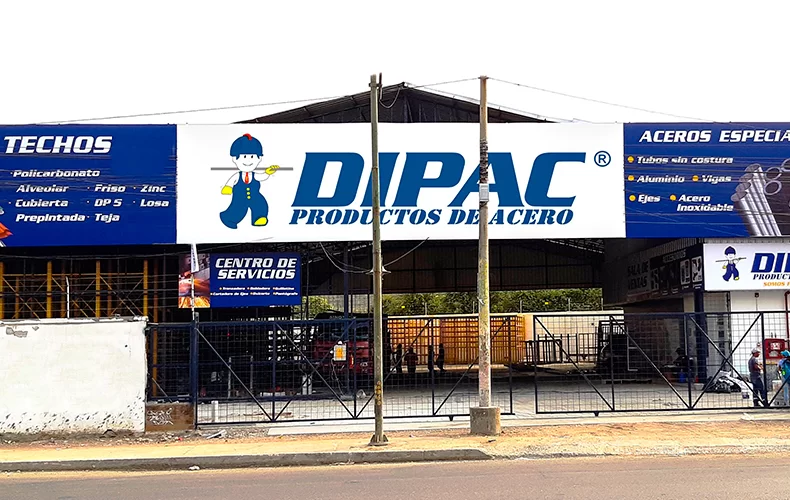 Fachada de la sucursal Dipac en Duran